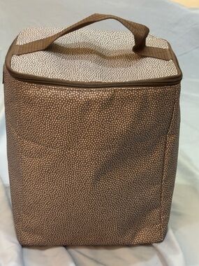 Thirty-One Gray Polka Dot lunch Case